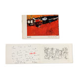 Untitled [An early Galerie Lara Vincy catalogue, together with a Christmas greeting card featuring a Raza lithograph] - Jacques Lassaigne - Works on Paper and Books