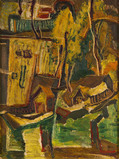 House-Boats on Dal Backwaters - G R Santosh - Summer Online Auction