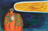 Peacock - Laxman Pai - Threads of Saffron