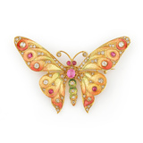 GEMSET ‘BUTTERFLY‘ BROOCH -   - Threads of Saffron