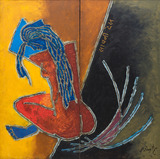 Untitled - M F Husain - Winter Live Auction