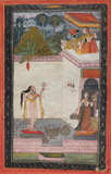 Krishna Admiring Radha -   - Winter Online Auction