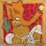 Untitled - M F Husain - Winter Live Auction
