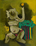 Untitled - M F Husain - Winter Live Auction
