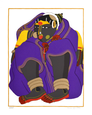 WOMAN IN PURPLE