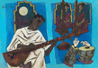 M F Husain - Spring Live Auction