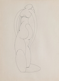 Untitled (Study for Standing Nude) - Sadanand Bakre - Spring Online Auction