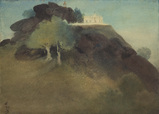 Untitled (Temple on Hill Top) - Abanindranath Tagore - Spring Live Auction
