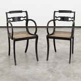 Curved Arm Salon Chair -    - The Design Sale