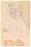 Untitled  - F N Souza - Summer Online Auction