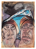 Heads - F N Souza - Summer Online Auction