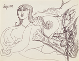 Untitled - F N Souza - Summer Online Auction