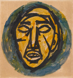 Untitled (Head) - M F Husain - Summer Online Auction
