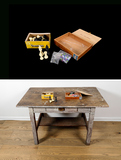 Artist’s Desk, Cigar Box and Chess Set - F N Souza's Studio - Summer Online Auction