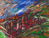 Cityscape - F N Souza - Summer Online Auction